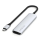 Hub USB Satechi 4-in-1 USB-C Slim Multiport Adapter 4K USB-C, srebrny STP4SS
